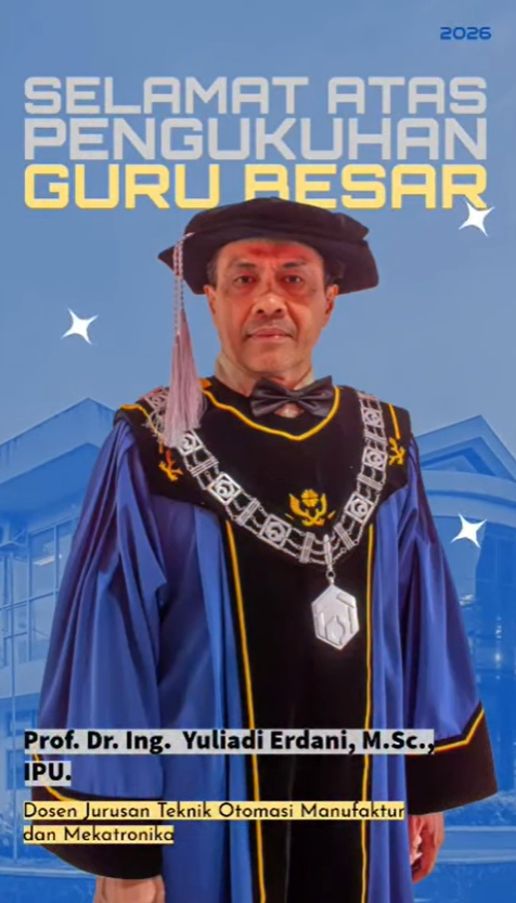 PENGUKUHAN GURU BESAR Prof. Dr. Ing. Yuliadi Erdani